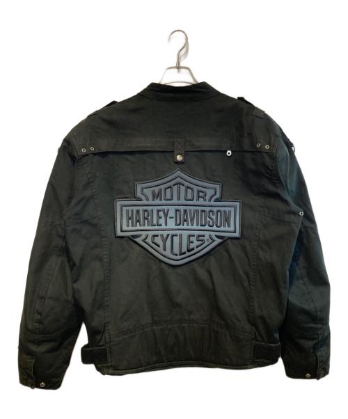 HARLEY-DAVIDSON（ハーレーダビッドソン）HARLEY-DAVIDSON (ハーレーダビッドソン) ［古着］ダックモーターサイクルジャケット ブラック サイズ:Ｌの古着・服飾アイテム