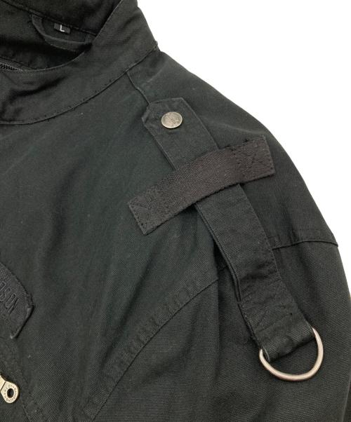 HARLEY-DAVIDSON（ハーレーダビッドソン）HARLEY-DAVIDSON (ハーレーダビッドソン) ［古着］ダックモーターサイクルジャケット ブラック サイズ:Ｌの古着・服飾アイテム
