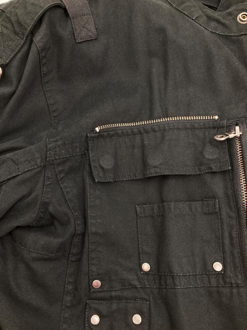 HARLEY-DAVIDSON（ハーレーダビッドソン）HARLEY-DAVIDSON (ハーレーダビッドソン) ［古着］ダックモーターサイクルジャケット ブラック サイズ:Ｌの古着・服飾アイテム