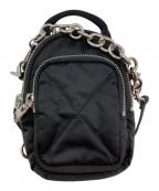 DIESELディーゼル）の古着「キルティングショルダーバッグ」｜ブラック