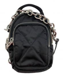 DIESEL（ディーゼル）の古着「キルティングショルダーバッグ」｜ブラック