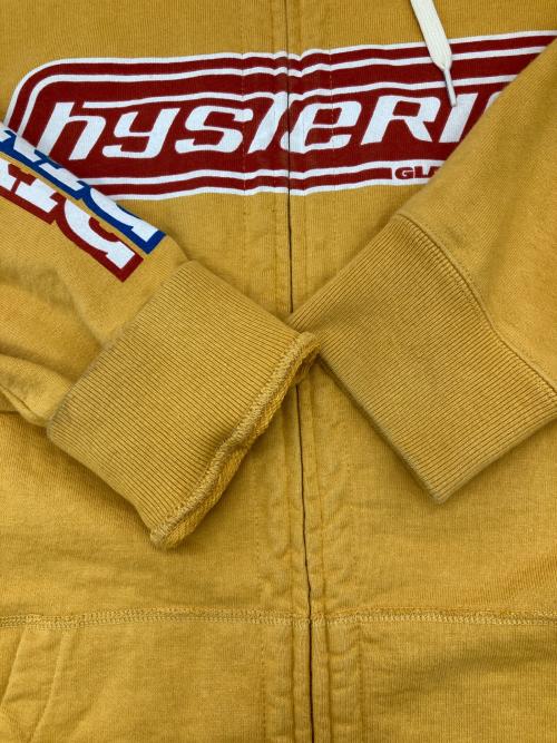 Hysteric Glamour（ヒステリックグラマー）Hysteric Glamour (ヒステリックグラマー) HG BOX LOGOS パーカー イエロー サイズ:Lの古着・服飾アイテム