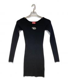 DIESEL（ディーゼル）の古着「M-VERA Off-the-shoulder dress」｜ブラック