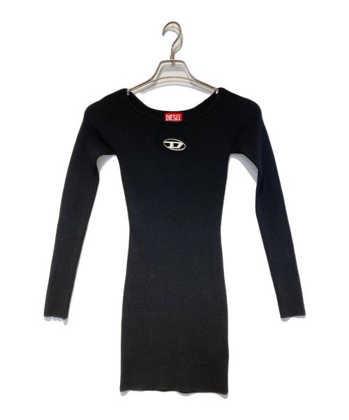 DIESEL（ディーゼル）DIESEL (ディーゼル) M-VERA Off-the-shoulder dress ブラック サイズ:XSの古着・服飾アイテム