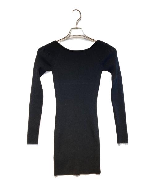 DIESEL（ディーゼル）DIESEL (ディーゼル) M-VERA Off-the-shoulder dress ブラック サイズ:XSの古着・服飾アイテム