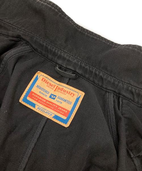 DIESEL（ディーゼル）DIESEL (ディーゼル) D-DELIRIOUS Doublue Breasted Trench Coat ブラック サイズ:Sの古着・服飾アイテム