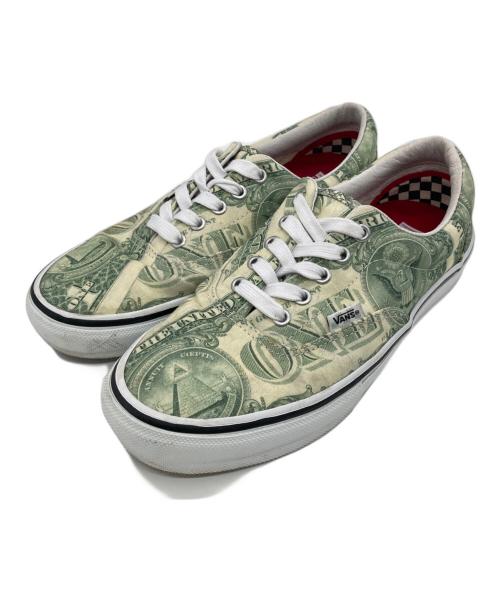 VANS（ヴァンズ）VANS (バンズ) SUPREME (シュプリーム) SKATE ERA DOLLAR BILL グリーン サイズ:UK8.0の古着・服飾アイテム