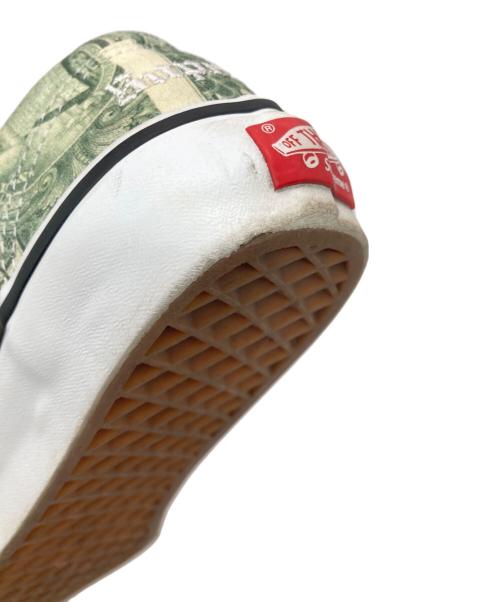VANS（ヴァンズ）VANS (バンズ) SUPREME (シュプリーム) SKATE ERA DOLLAR BILL グリーン サイズ:UK8.0の古着・服飾アイテム