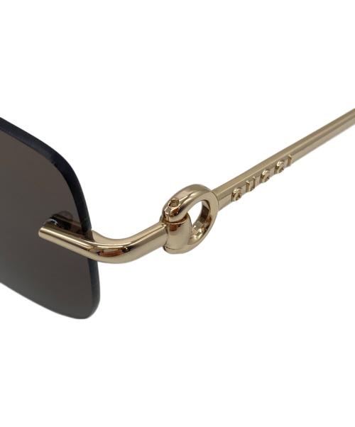 GUCCI（グッチ）GUCCI (グッチ) リムレススクエアサングラス サイズ:SIZE 55□17-140の古着・服飾アイテム