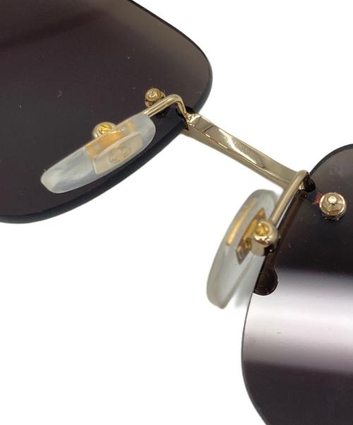 GUCCI（グッチ）GUCCI (グッチ) リムレススクエアサングラス サイズ:SIZE 55□17-140の古着・服飾アイテム