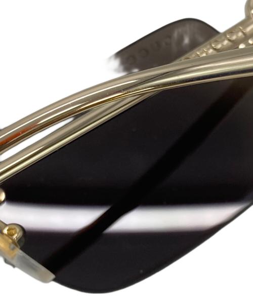 GUCCI（グッチ）GUCCI (グッチ) リムレススクエアサングラス サイズ:SIZE 55□17-140の古着・服飾アイテム