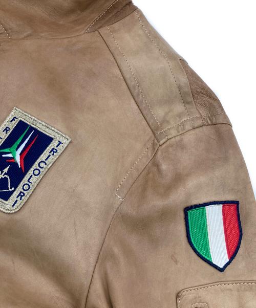 AERONAUTICA MILLITARE（アエロナウティカミリターレ）AERONAUTICA MILLITARE (アエロナウティカミリターレ) ［古着］A-2フライトジャケット ベージュ サイズ:50の古着・服飾アイテム