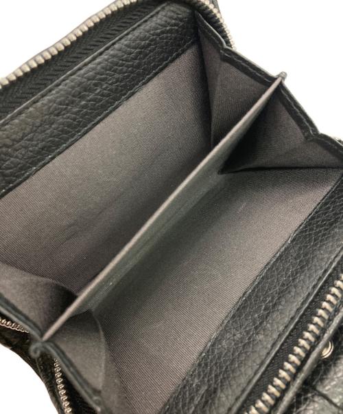 JIMMY CHOO（ジミーチュウ）JIMMY CHOO (ジミーチュウ) SIRELIコンパクトウォレット ブラックの古着・服飾アイテム