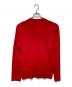 COMME des GARCONS HOMME (コムデギャルソン オム) 製品染めウールジャージーカーディガン レッド サイズ:S：7000円