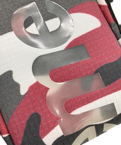 SUPREME（シュプリーム）SUPREME (シュプリーム) Neck Pouch レッド×ブラックの古着・服飾アイテム