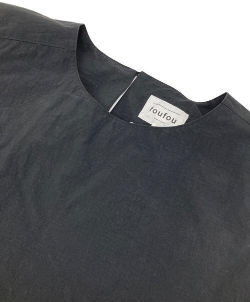 foufou（フーフー ザドレス）foufou (フーフー ザドレス) nylon frill dress ブラック サイズ:1の古着・服飾アイテム