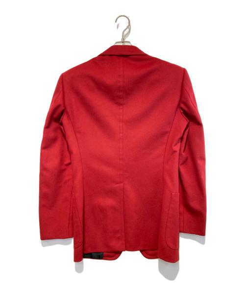 GUCCI（グッチ）GUCCI (グッチ) 金釦ウール2Bテーラードジャケット レッド サイズ:44の古着・服飾アイテム