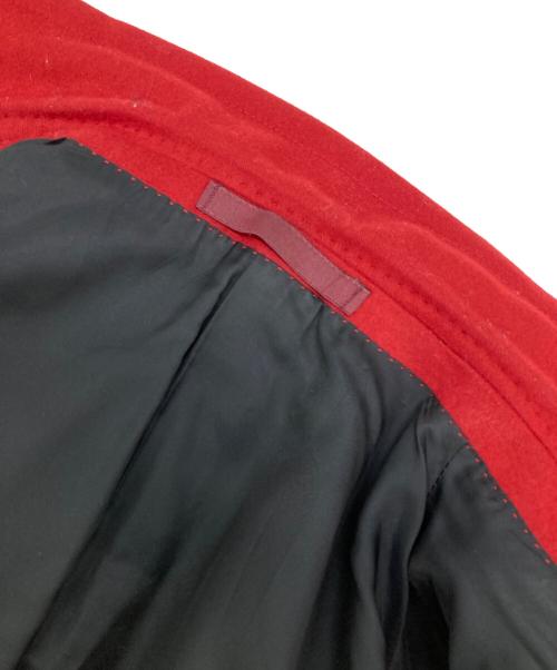 GUCCI（グッチ）GUCCI (グッチ) 金釦ウール2Bテーラードジャケット レッド サイズ:44の古着・服飾アイテム