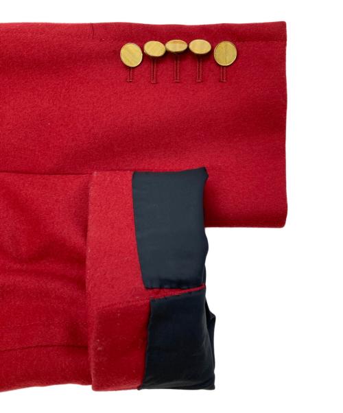 GUCCI（グッチ）GUCCI (グッチ) 金釦ウール2Bテーラードジャケット レッド サイズ:44の古着・服飾アイテム
