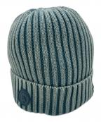 Aape BY A BATHING APEエーエイプ バイ アベイシングエイプ）の古着「Moonface logo beanie」｜グリーン