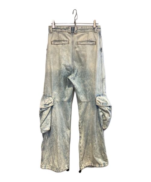 DIESEL（ディーゼル）DIESEL (ディーゼル) バギーカーゴデニムパンツ インディゴ サイズ:W26の古着・服飾アイテム