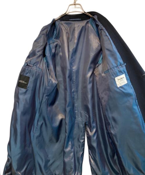 green label relaxing（グリーンレーベルリラクシング）green label relaxing (グリーンレーベルリラクシング) FAbRICA メルトンチェスターコート ネイビー サイズ:Ｓの古着・服飾アイテム