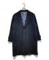 green label relaxing（グリーンレーベルリラクシング）の古着「FAbRICA メルトンチェスターコート」｜ネイビー