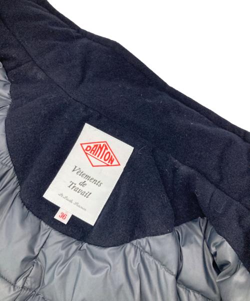 DANTON（ダントン）DANTON (ダントン) Stand Collar Wool Down Coat ネイビー サイズ:36の古着・服飾アイテム