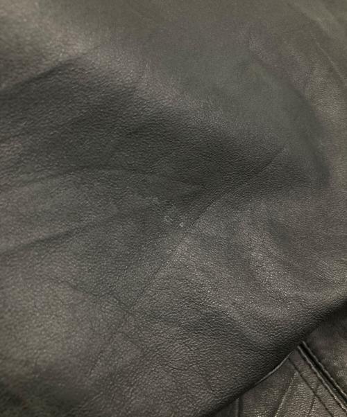 YOU SED（ユーズド）YOU SED (ユーズド) LEATHER DRIVERS JKT ブラック サイズ:1の古着・服飾アイテム