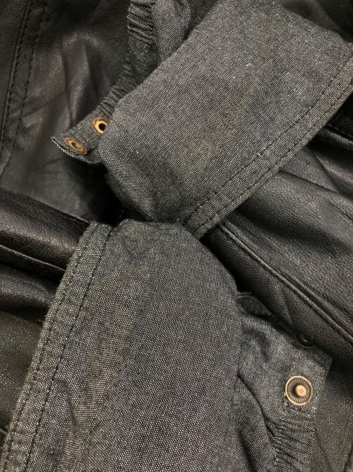 YOU SED（ユーズド）YOU SED (ユーズド) LEATHER DRIVERS JKT ブラック サイズ:1の古着・服飾アイテム