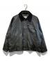YOU SED（ユーズド）の古着「LEATHER DRIVERS JKT」｜ブラック