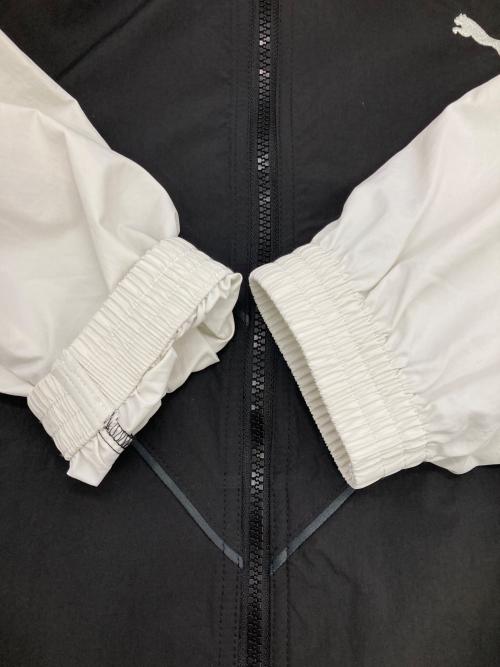 PUMA（プーマ）PUMA (プーマ) レトロ カラーブロック オーバーサイズド ジャケット ブラック サイズ:XXLの古着・服飾アイテム