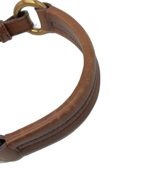 PRADA（プラダ）PRADA (プラダ) バケットレザーワンショルダーバッグ ブラウンの古着・服飾アイテム