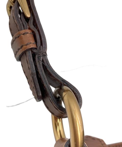 PRADA（プラダ）PRADA (プラダ) バケットレザーワンショルダーバッグ ブラウンの古着・服飾アイテム