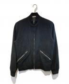 agnes b hommeアニエスベーオム）の古着「WOOL ZIP BLOUSON」｜ブラック