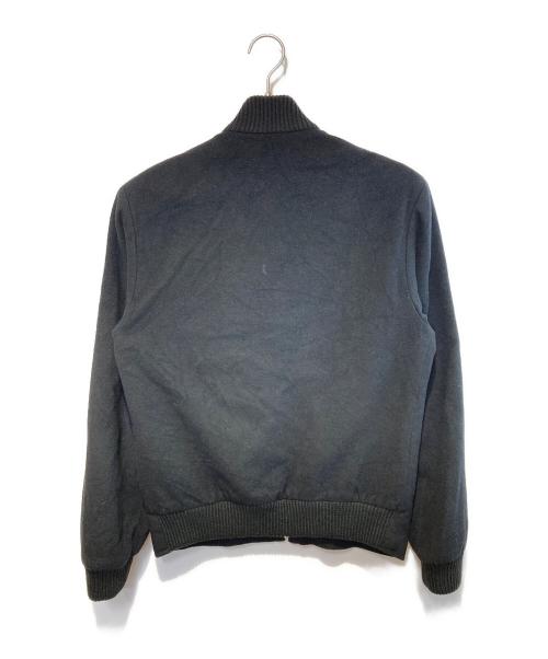 agnes b homme（アニエスベーオム）agnes b homme (アニエスベーオム) WOOL ZIP BLOUSON ブラック サイズ:46の古着・服飾アイテム
