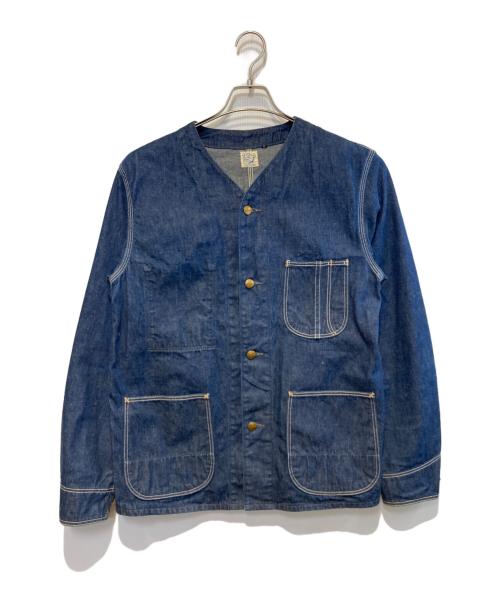 orSlow（オアスロウ）orSlow (オアスロウ) ノーカラーデニムカバーオール インディゴ サイズ:2の古着・服飾アイテム