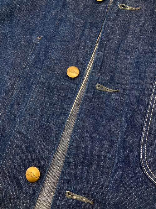 orSlow（オアスロウ）orSlow (オアスロウ) ノーカラーデニムカバーオール インディゴ サイズ:2の古着・服飾アイテム