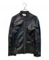 LHP（エルエイチピー）の古着「シングルライダースジャケット」｜ブラック