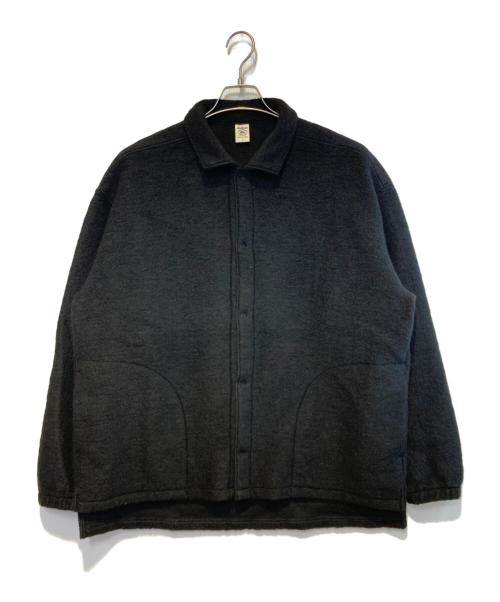 JACKMAN（ジャックマン）JACKMAN (ジャックマン) Wool Coach Shirt ブラック サイズ:Mの古着・服飾アイテム