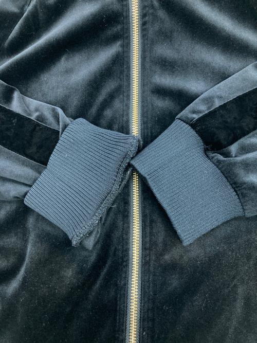 FRED PERRY（フレッドペリー）FRED PERRY (フレッドペリー) ベロアトラックジャケット ブラック サイズ:Lの古着・服飾アイテム