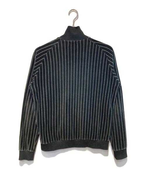 FRED PERRY（フレッドペリー）FRED PERRY (フレッドペリー) ベロアトラックジャケット ブラック×ホワイト サイズ:Mの古着・服飾アイテム