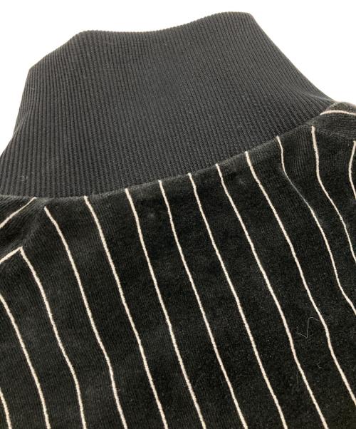 FRED PERRY（フレッドペリー）FRED PERRY (フレッドペリー) ベロアトラックジャケット ブラック×ホワイト サイズ:Mの古着・服飾アイテム