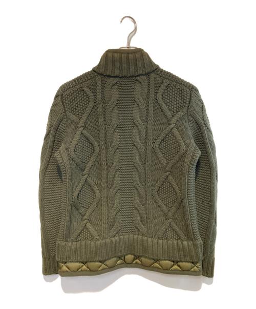 MONCLER（モンクレール）MONCLER (モンクレール) MAGLIONE TRICOT CARDIGAN オリーブ サイズ:Lの古着・服飾アイテム