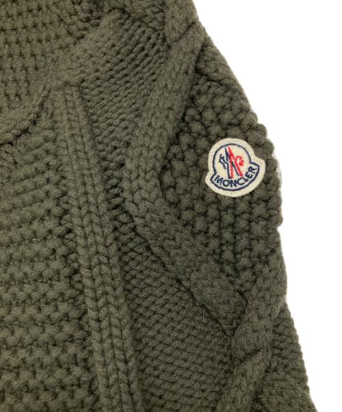 MONCLER（モンクレール）MONCLER (モンクレール) MAGLIONE TRICOT CARDIGAN オリーブ サイズ:Lの古着・服飾アイテム