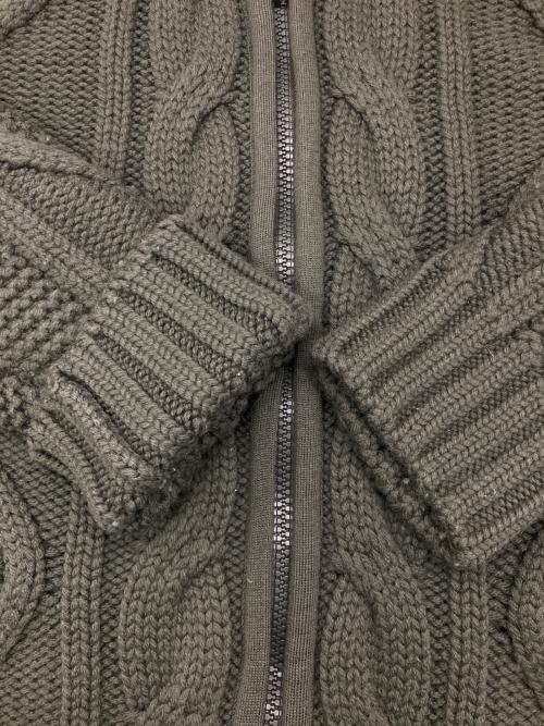 MONCLER（モンクレール）MONCLER (モンクレール) MAGLIONE TRICOT CARDIGAN オリーブ サイズ:Lの古着・服飾アイテム