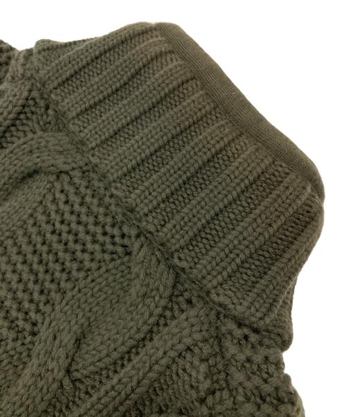 MONCLER（モンクレール）MONCLER (モンクレール) MAGLIONE TRICOT CARDIGAN オリーブ サイズ:Lの古着・服飾アイテム