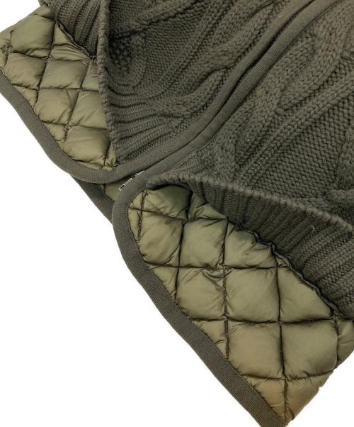 MONCLER（モンクレール）MONCLER (モンクレール) MAGLIONE TRICOT CARDIGAN オリーブ サイズ:Lの古着・服飾アイテム