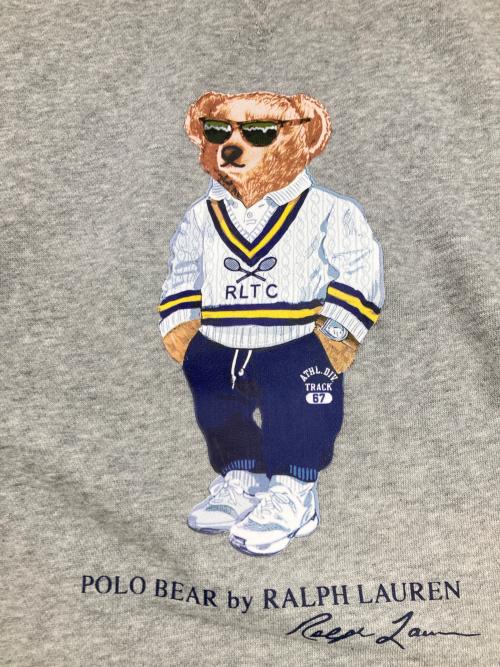 POLO RALPH LAUREN（ポロ・ラルフローレン）POLO RALPH LAUREN (ポロ・ラルフローレン) ポロベアープリントスウェット グレー サイズ:Sの古着・服飾アイテム