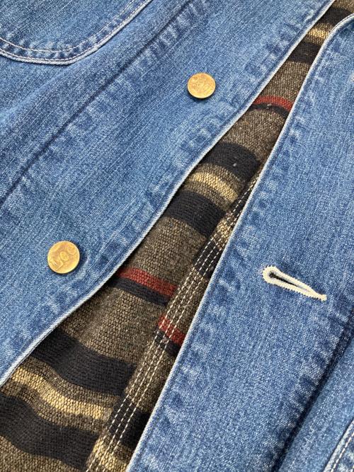 LEE（リー）LEE (リー) SUPERSIZED ライニングカバーオール ブルー サイズ:Sの古着・服飾アイテム